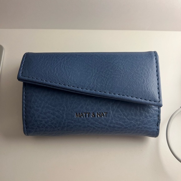 Matt & Nat Wallet in Blue - Picture 1 of 4